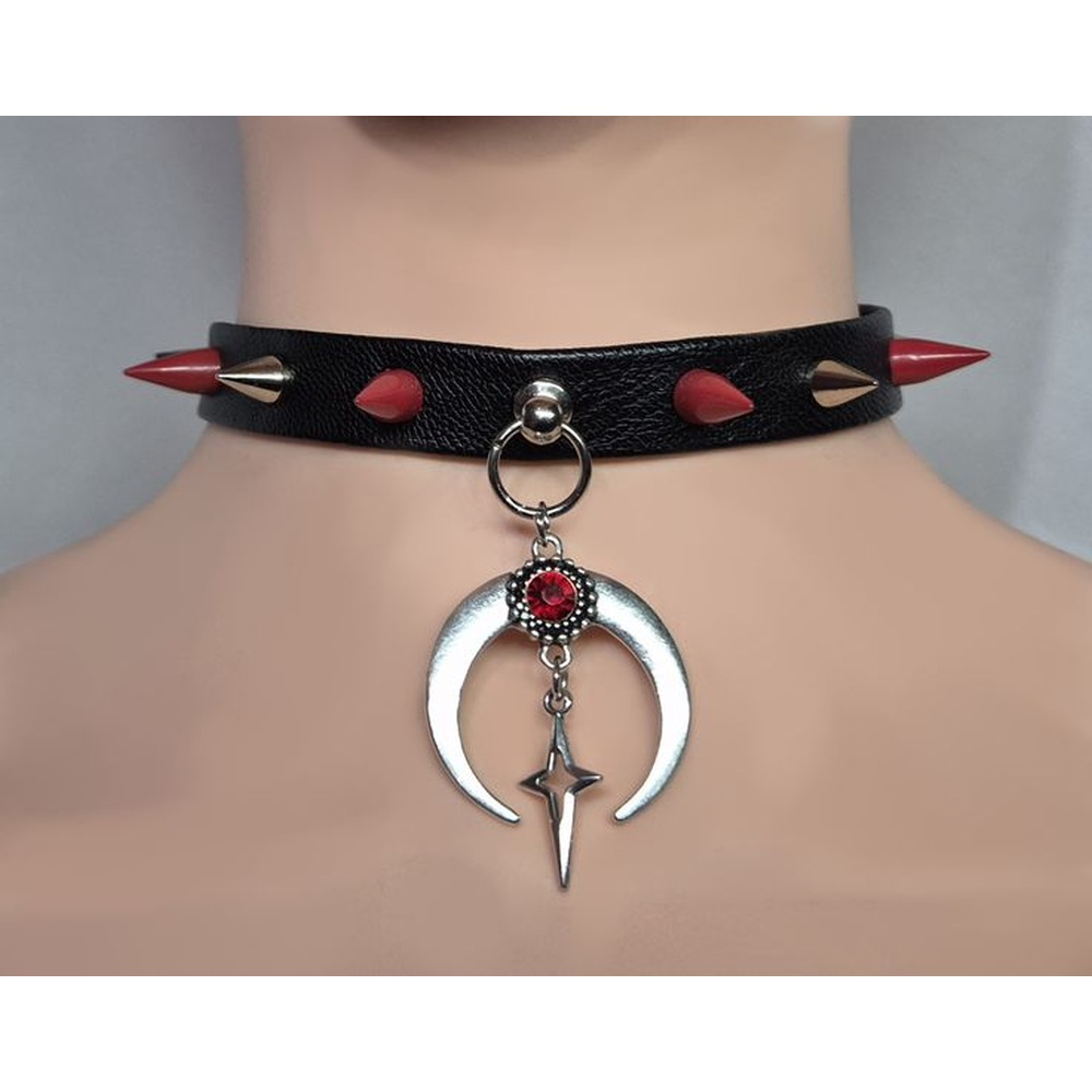 NekoGirl Collars - Moonchild handmade foulard - Noir